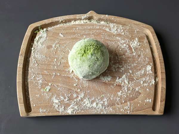 Pangsit kacang polong tanpa telur: siap dalam waktu singkat! - Persiapan langkah 5