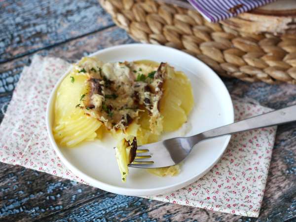 Kentang gratin dengan Penggorengan Udara - Persiapan langkah 7