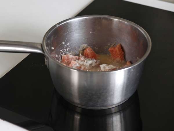 Rebusan salmon yang lezat - Persiapan langkah 3