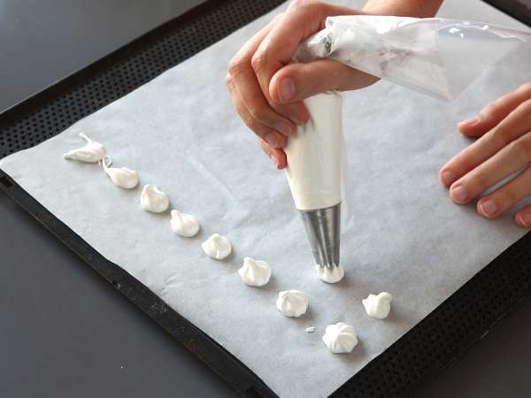 Kacamata bergaya Mont Blanc dengan krim kastanye - Persiapan langkah 3