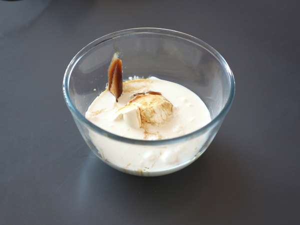 Kacamata bergaya Mont Blanc dengan krim kastanye - Persiapan langkah 5