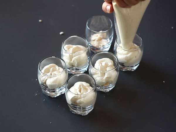 Kacamata bergaya Mont Blanc dengan krim kastanye - Persiapan langkah 9