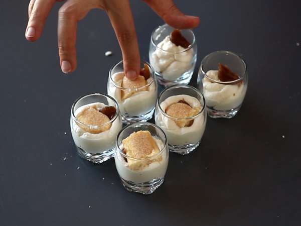 Kacamata bergaya Mont Blanc dengan krim kastanye - Persiapan langkah 10