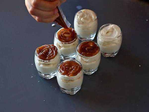 Kacamata bergaya Mont Blanc dengan krim kastanye - Persiapan langkah 12