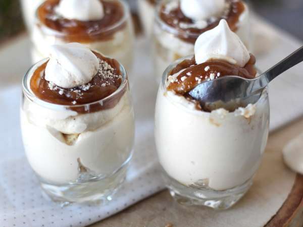 Kacamata bergaya Mont Blanc dengan krim kastanye - Persiapan langkah 14