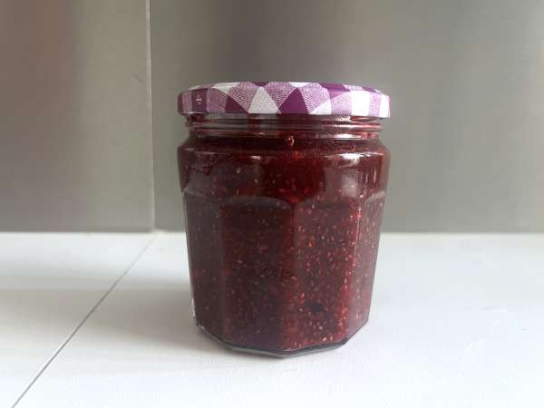 Selai sehat dengan buah beri dan biji chia - Persiapan langkah 3