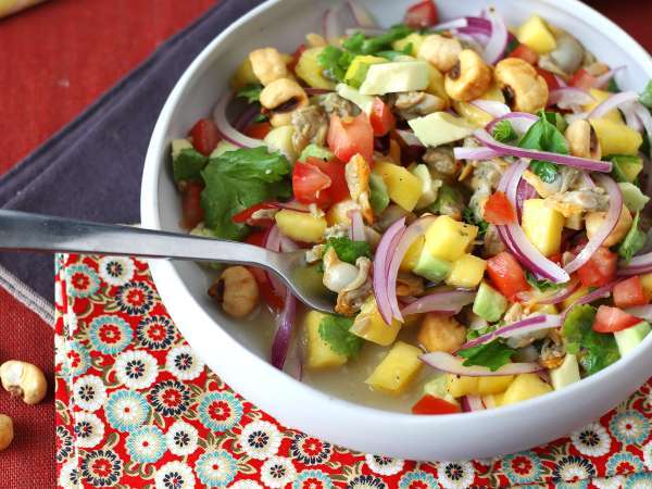 Ceviche dengan kerang kalengan - Persiapan langkah 4