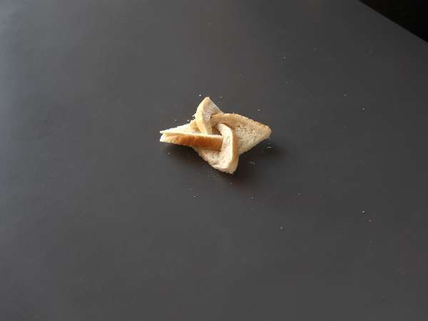 Roti bawang putih gaya bintang dengan roti sandwich - Persiapan langkah 6