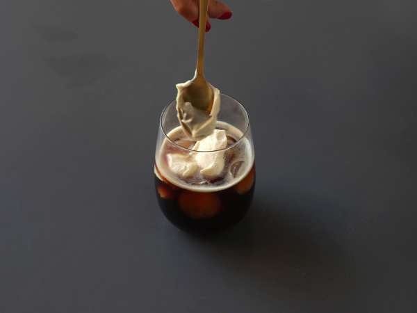 Es kopi rasa tiramisu - Persiapan langkah 3