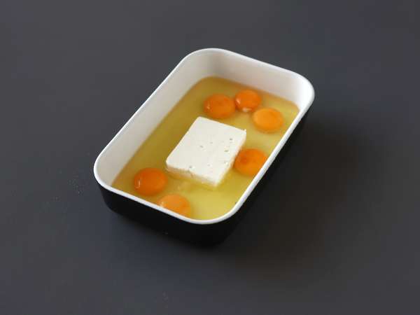 Bungkus telur dan feta yang lembut dan penuh protein - Persiapan langkah 2