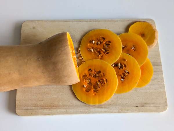 Parmigiana labu vegetarian - Persiapan langkah 1