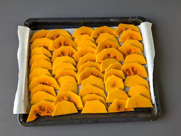 Parmigiana labu vegetarian - Persiapan langkah 2