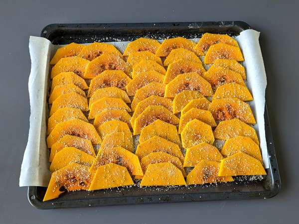 Parmigiana labu vegetarian - Persiapan langkah 3