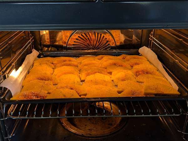 Parmigiana labu vegetarian - Persiapan langkah 4