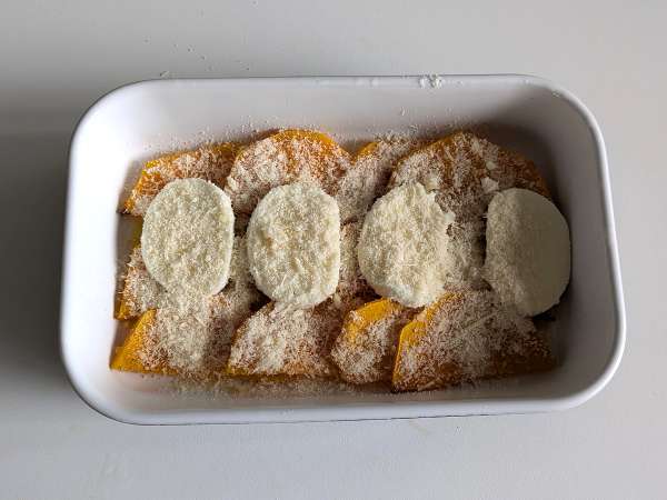 Parmigiana labu vegetarian - Persiapan langkah 5