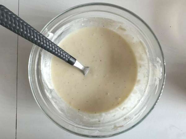 Kue puff bayam dan keju kambing mini - Persiapan langkah 3