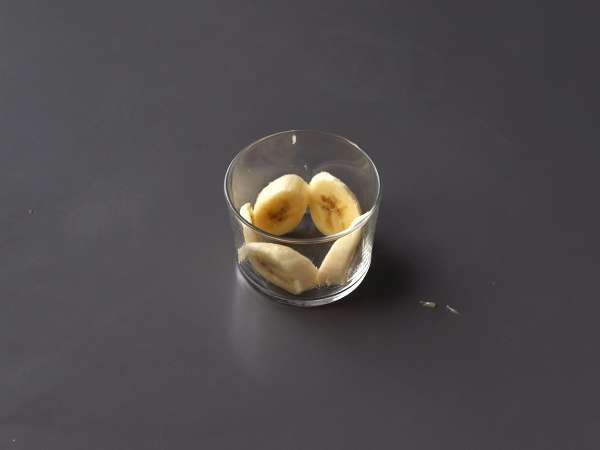 Gelas bergaya Banoffee, untuk para penggemar pisang dan karamel - Persiapan langkah 3