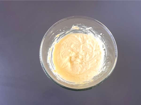 Kue keju yang sehat dalam penggorengan udara - Persiapan langkah 1