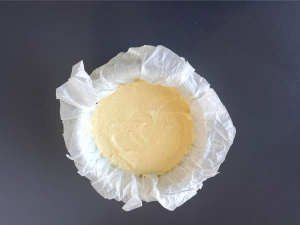 Kue keju yang sehat dalam penggorengan udara - Persiapan langkah 2