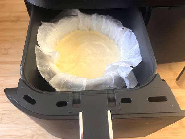 Kue keju yang sehat dalam penggorengan udara - Persiapan langkah 3