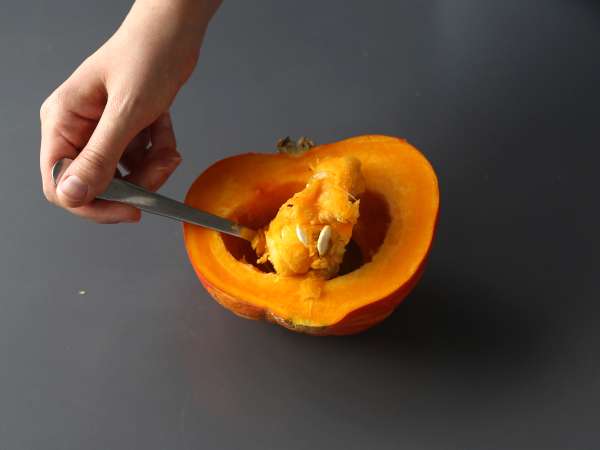 Tatin labu dengan keju kambing dan madu - Persiapan langkah 1