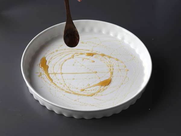 Tatin labu dengan keju kambing dan madu - Persiapan langkah 6