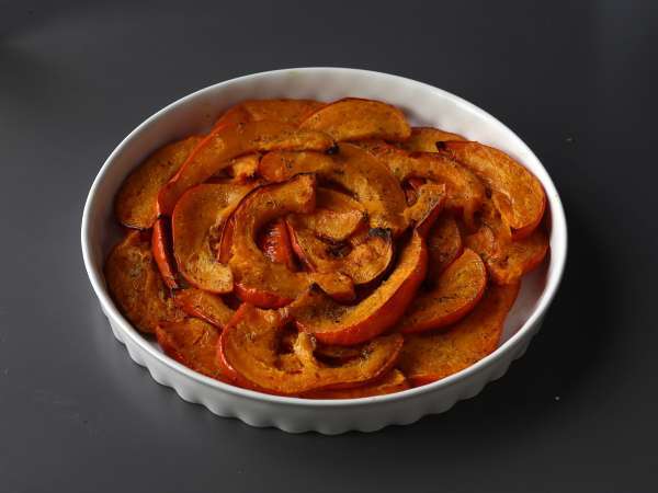 Tatin labu dengan keju kambing dan madu - Persiapan langkah 7