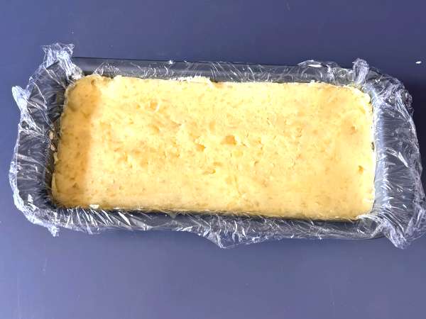 Kue kentang dingin tanpa panggang yang mudah dengan tuna dan mayones - Persiapan langkah 5