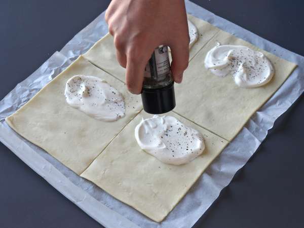 Kue puff keju: resep yang sangat mudah dan lezat - Persiapan langkah 3