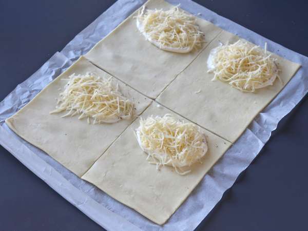 Kue puff keju: resep yang sangat mudah dan lezat - Persiapan langkah 4