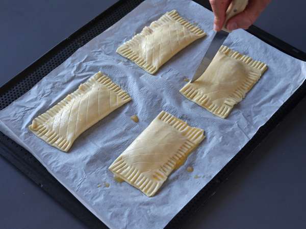 Kue puff keju: resep yang sangat mudah dan lezat - Persiapan langkah 6