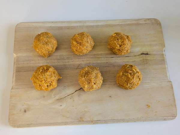 Bakso labu dalam penggorengan udara - Persiapan langkah 5