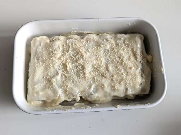 Jamur dan sosis Cannelloni: hidangan pertama yang kaya dan lezat - Persiapan langkah 12