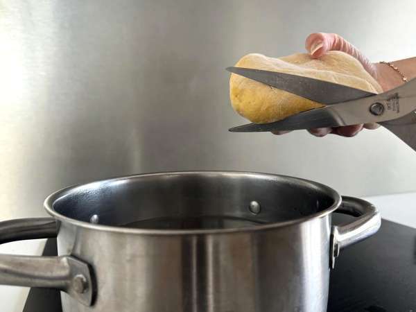 Pasta butternut segar hanya dengan 2 bahan - Persiapan langkah 6