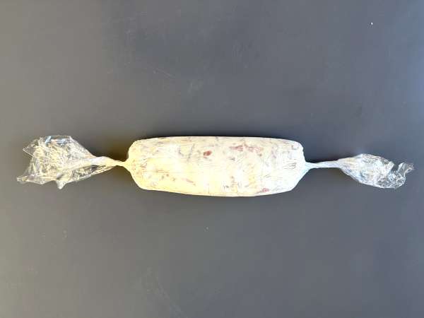 Salami krim keju dengan aprikot dan almond: hidangan pembuka pesta yang sempurna! - Persiapan langkah 3