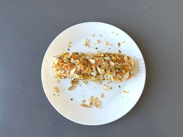 Salami krim keju dengan aprikot dan almond: hidangan pembuka pesta yang sempurna! - Persiapan langkah 5