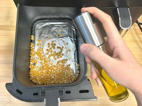 Berondong jagung di Air Fryer, itu mungkin! - Persiapan langkah 3