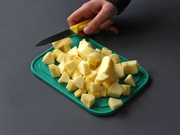 Fudge apel cokelat, hidangan penutup yang sangat mudah dibuat hanya dengan 2 bahan! - Persiapan langkah 1