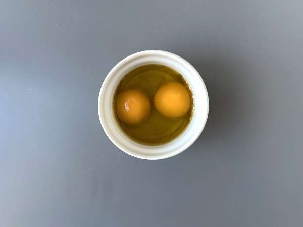 Manisan kuning telur dengan olesan Air Fryer - Persiapan langkah 2