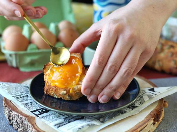 Manisan kuning telur dengan olesan Air Fryer - Persiapan langkah 5