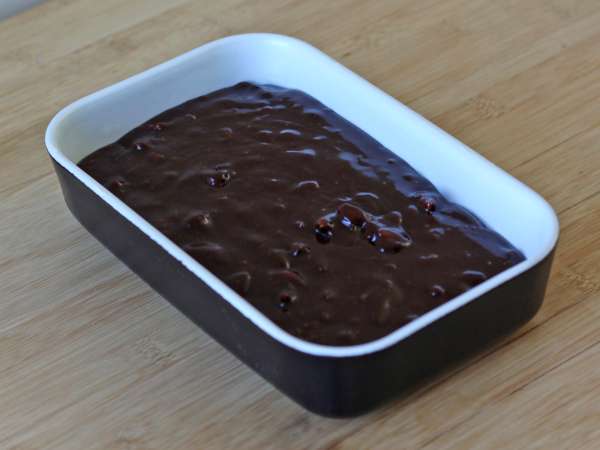 Brownies cokelat dan kenari di penggorengan udara - Persiapan langkah 6