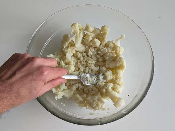 Bakso kembang kol dalam penggorengan udara: resep ekonomis dan vegetarian - Persiapan langkah 3