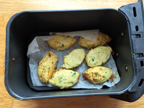 Bakso kembang kol dalam penggorengan udara: resep ekonomis dan vegetarian - Persiapan langkah 8