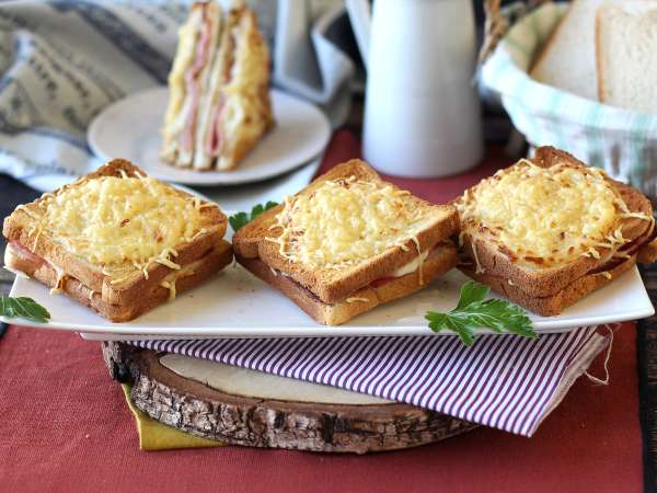 Croque monsieur dengan AirFryer - Persiapan langkah 6