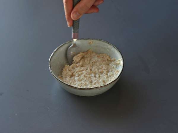 Oat semalam dengan rasa tiramisu, sarapan kopi dan cokelat yang sempurna! - Persiapan langkah 2