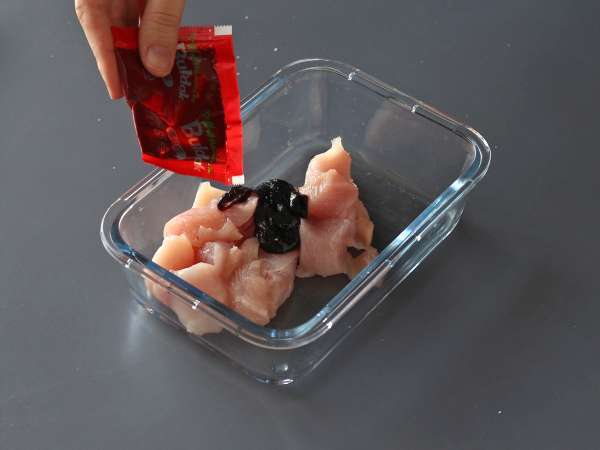 Cara memasak mie jeruk nipis buldak habanero, resep dengan ayam yang diasinkan! - Persiapan langkah 3