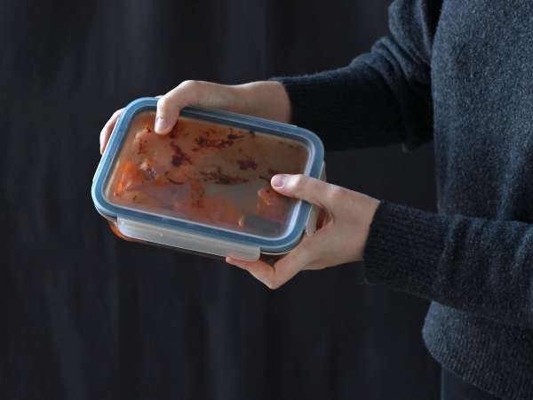 Cara memasak mie jeruk nipis buldak habanero, resep dengan ayam yang diasinkan! - Persiapan langkah 4