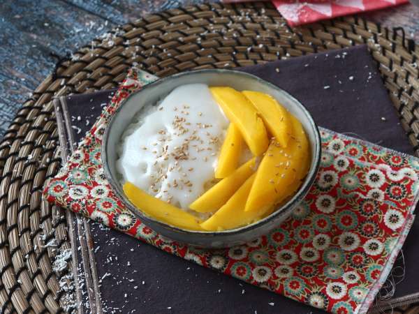 Ketan mangga, hidangan penutup Thailand yang sangat menenangkan - Persiapan langkah 9