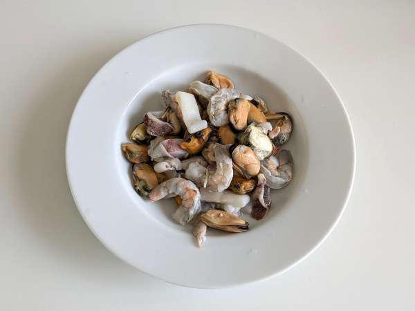 Risotto seafood beku: solusi ideal untuk hidangan yang cepat dan lezat - Persiapan langkah 2