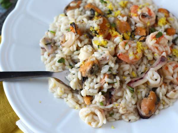 Risotto seafood beku: solusi ideal untuk hidangan yang cepat dan lezat - Persiapan langkah 10